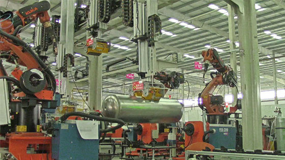 智能壓力容器自動焊接生產線（模塊化）